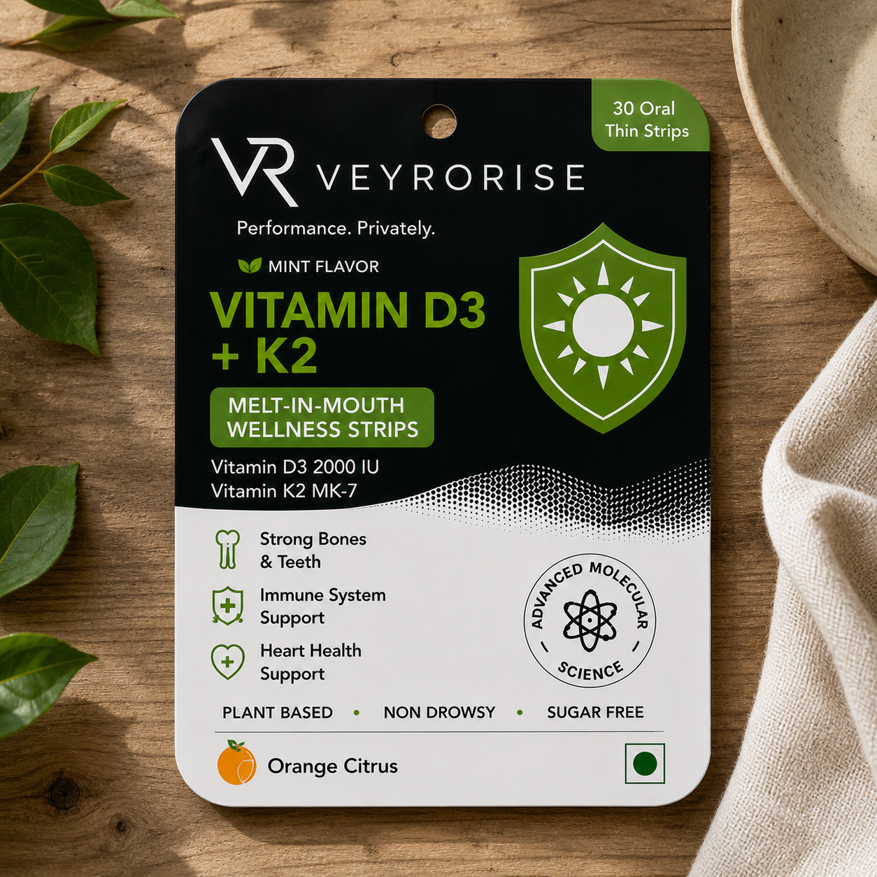 Vitamin D3 + K2